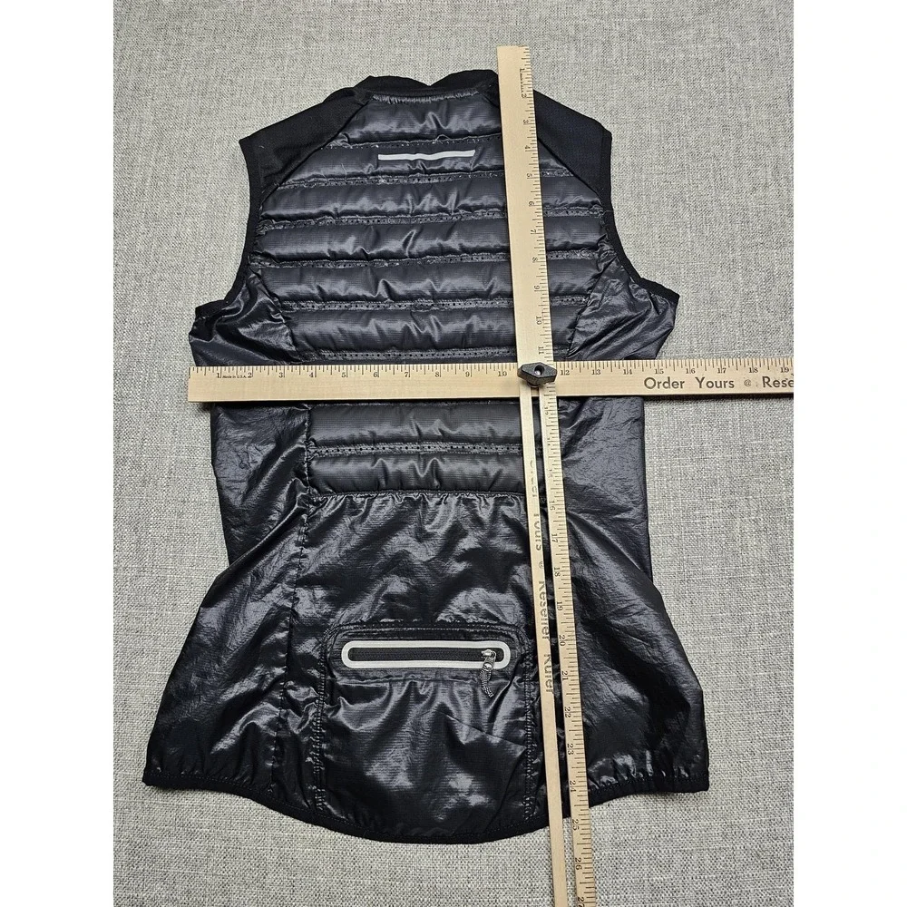 Nike Aeroloft 800 Vest Womens XS Black Running Insulated Down Warm Packable